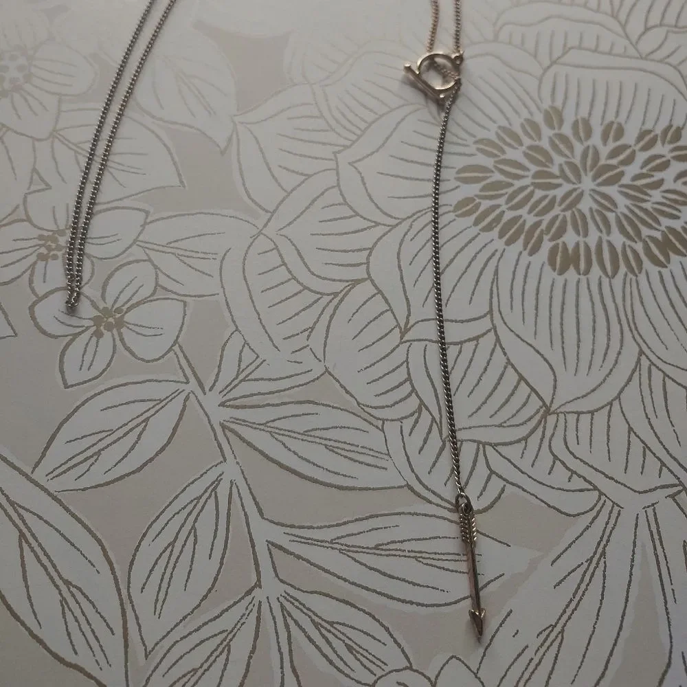 Straight Shot Arrow in the Hole Necklace